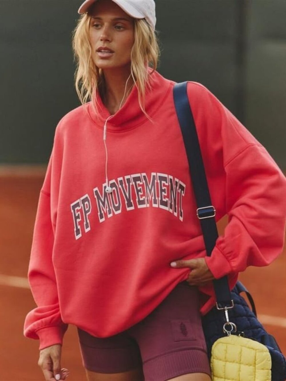 FP Movement by Free People Victory Pullover - Electric Sunset - Size XS